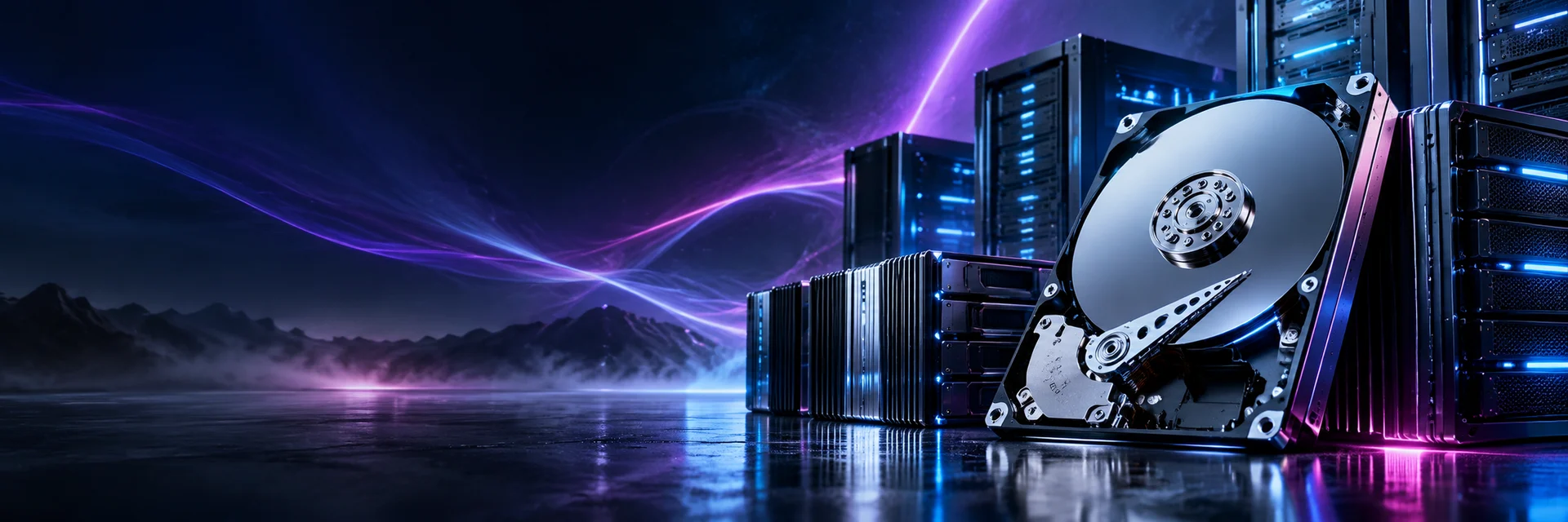 ภาพสร้างสรรค์เทคโนโลยี SERVER & STORAGE